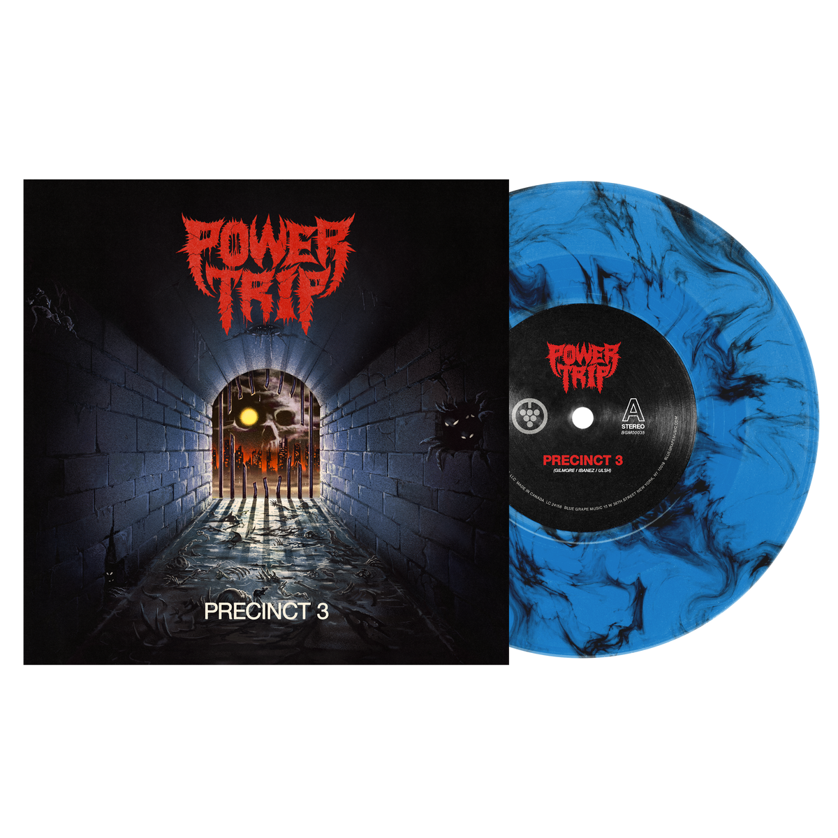 Power Trip - Precinct 3 / Scavenger 7" (Blue/Black Marble)